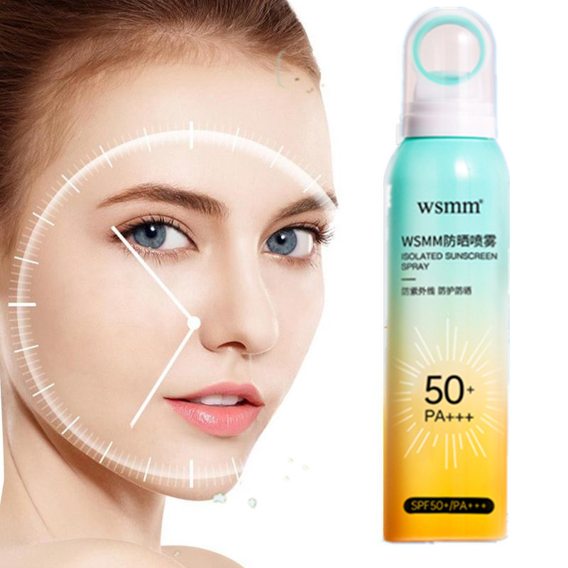 360° SPF50+ Face Sunscreen Lotion Spray 150ml UV Protection Sunblock Cream Water Resistant Hydrating Face &amp; Body Summer Sunscreen