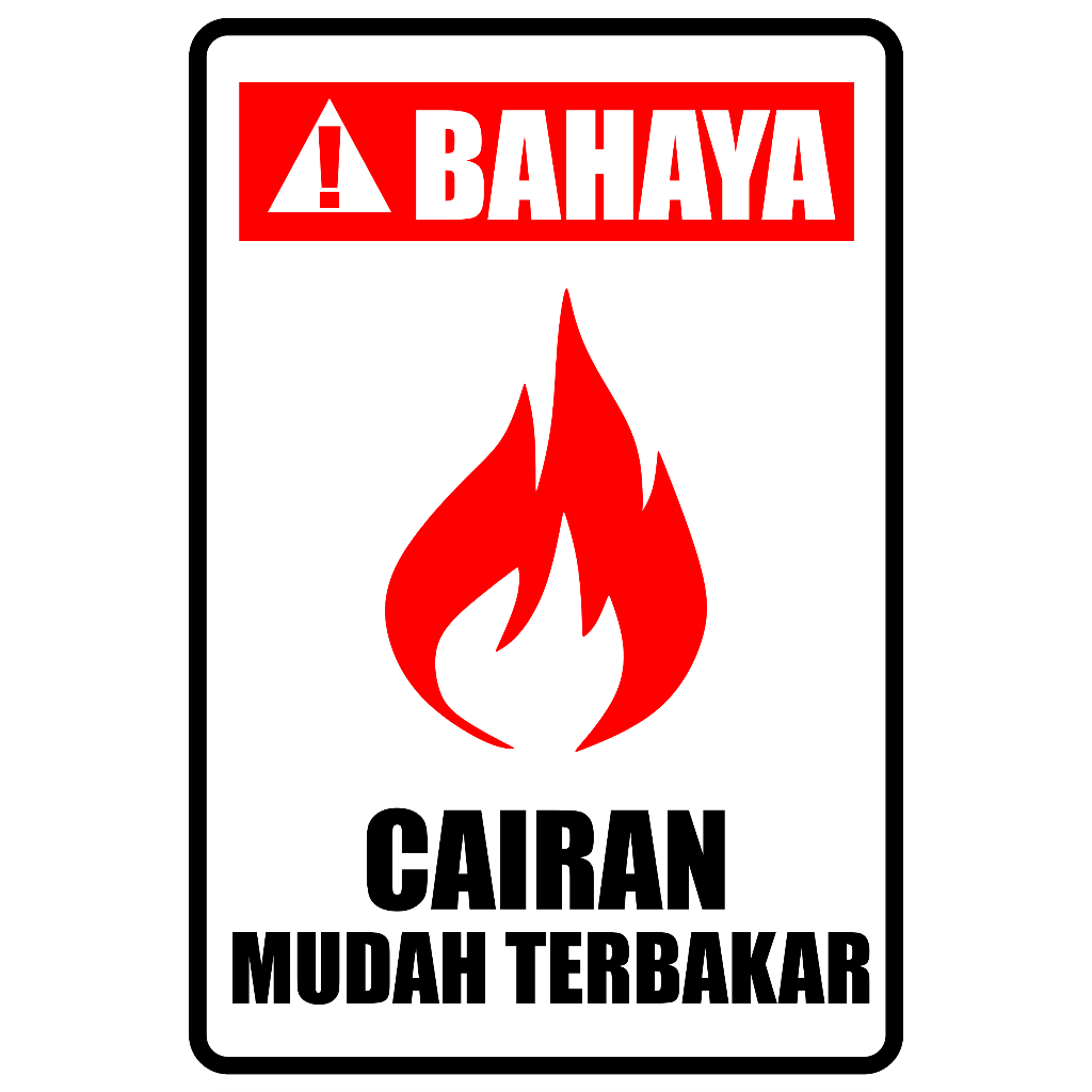 STICKER MUDAH TERBAKAR