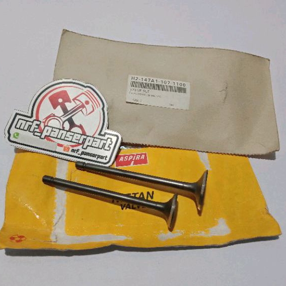 KLEP IN/EX GL 100 PLATINA//PAYUNG KLEP IN/EX HONDA GL100 GL 100 GL MAX 107  PLATINA/PLATI ASPIRA