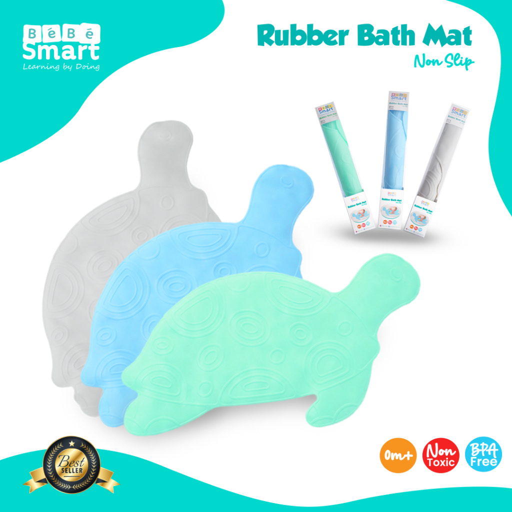 Perlak mandi Bebe smart Turtle Bath mat non slip