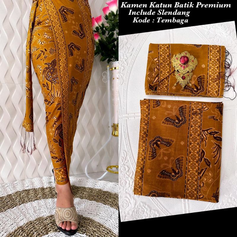 Kain Kamen Batik dan Selendang 2