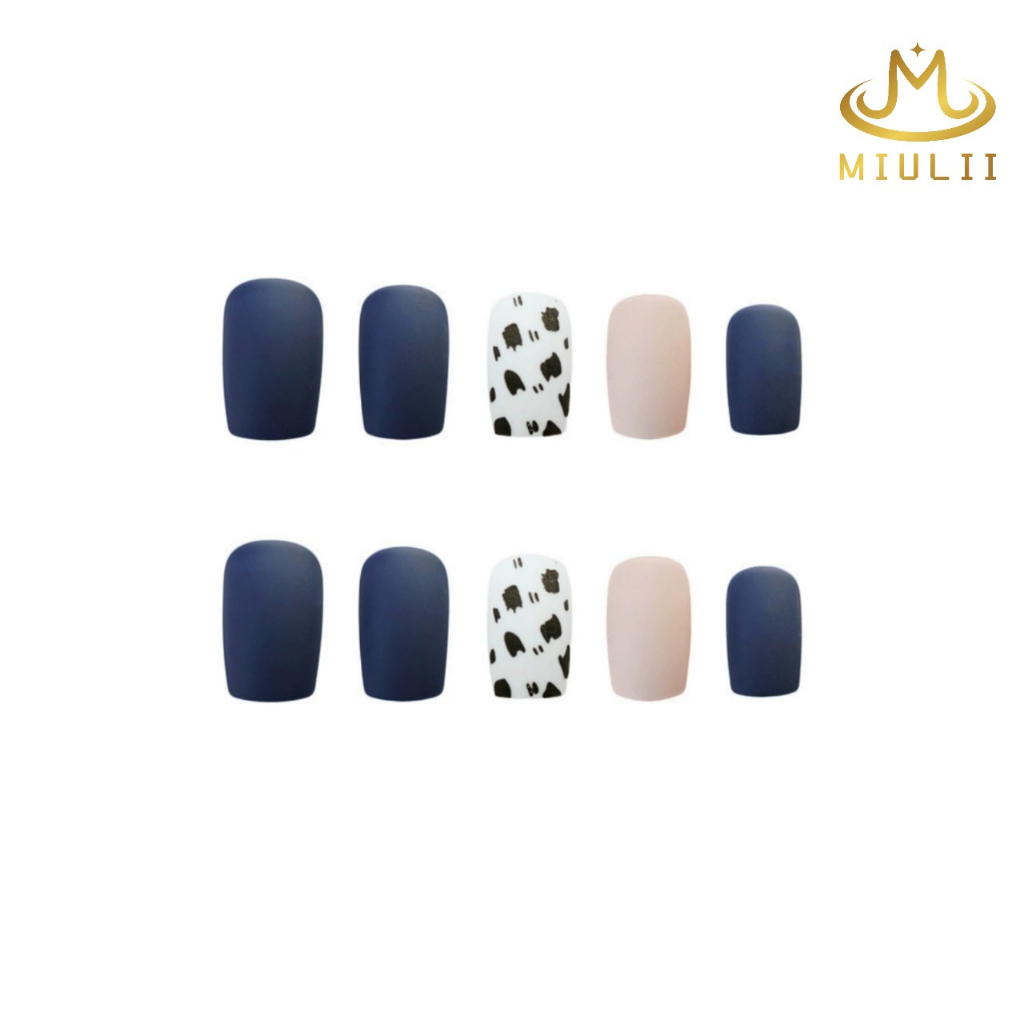 MIULII / KUKU PALSU A0723  / 24PCS / 3D / NAIL ART / PREMIUM / CUTE / FREE LEM JELLY / KUTEK