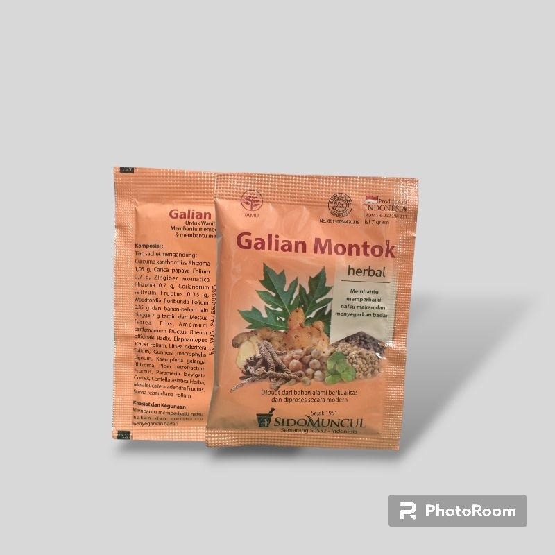 GALIAN MONTOK HERBAL JAMU SIDOMUNCUL UNTUK WANITA