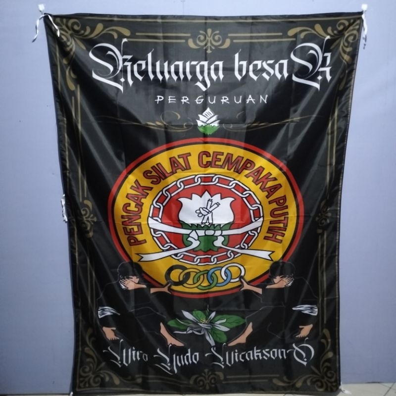 Bendera printing KELUARGA BESAR CEMPAKA PUTIH