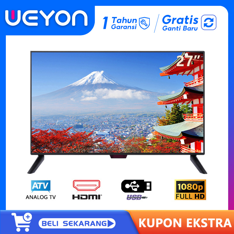 Weyon TV Digital 27 Inch TV LED 1 Tahun Garansi FHD-HDMI-USB-AV