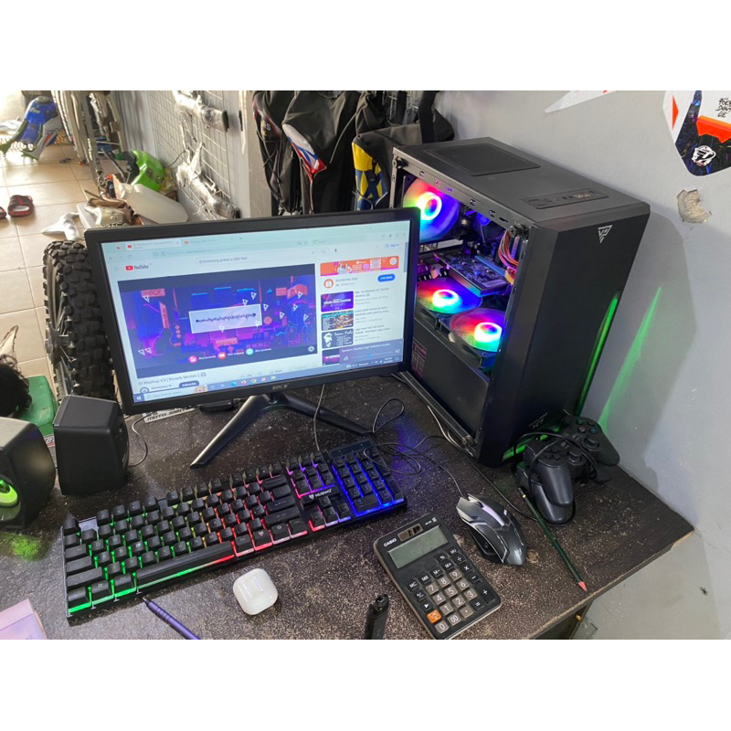 komputer second spec gaming like new ram 8.00gb