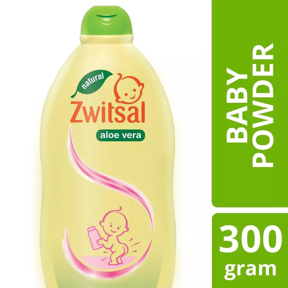 Zwitsal Baby Powder Aloe Vera 300 gr