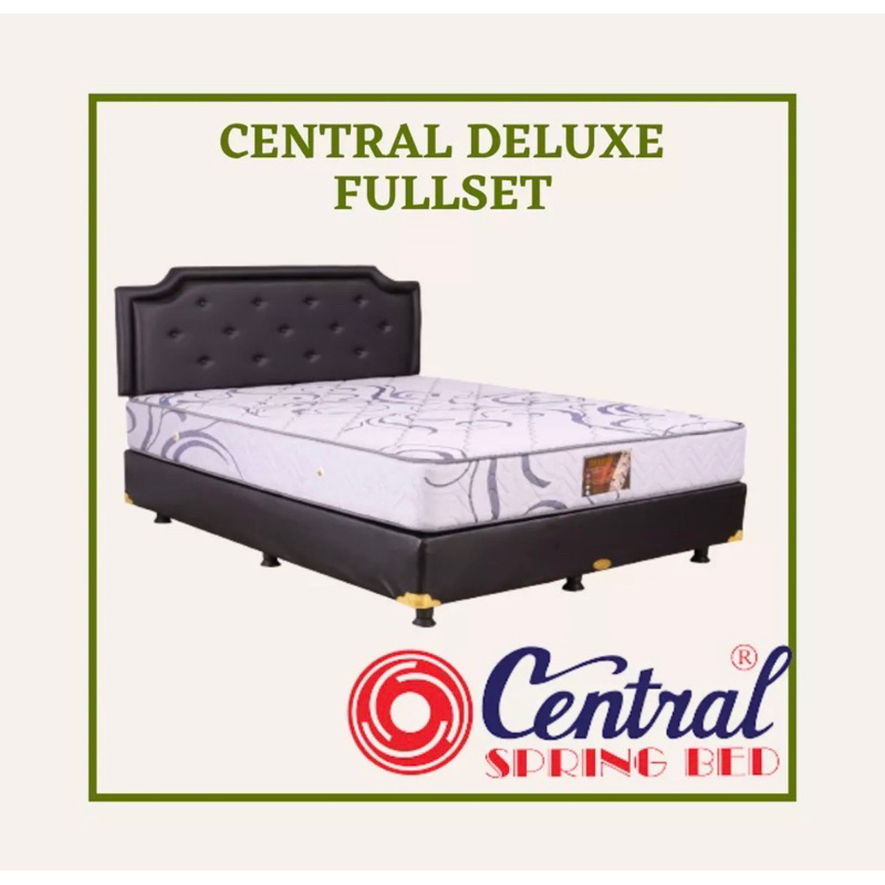 Spring bed Central deluxe set/ kasur spring bed
