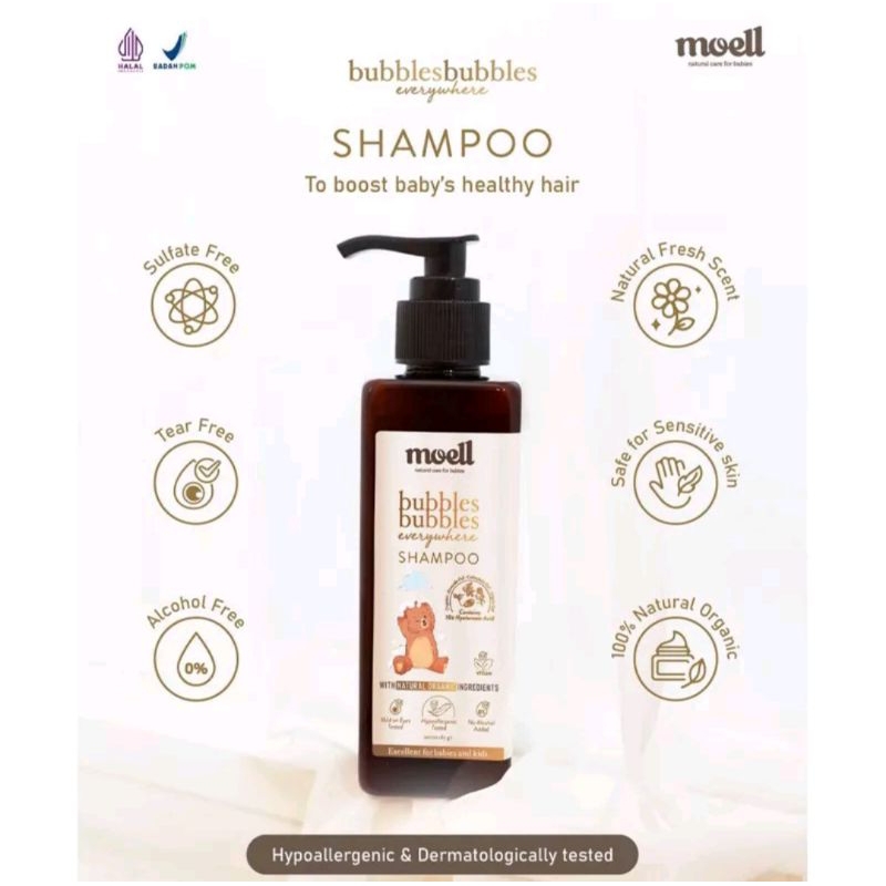 moell bubbles baby shampoo