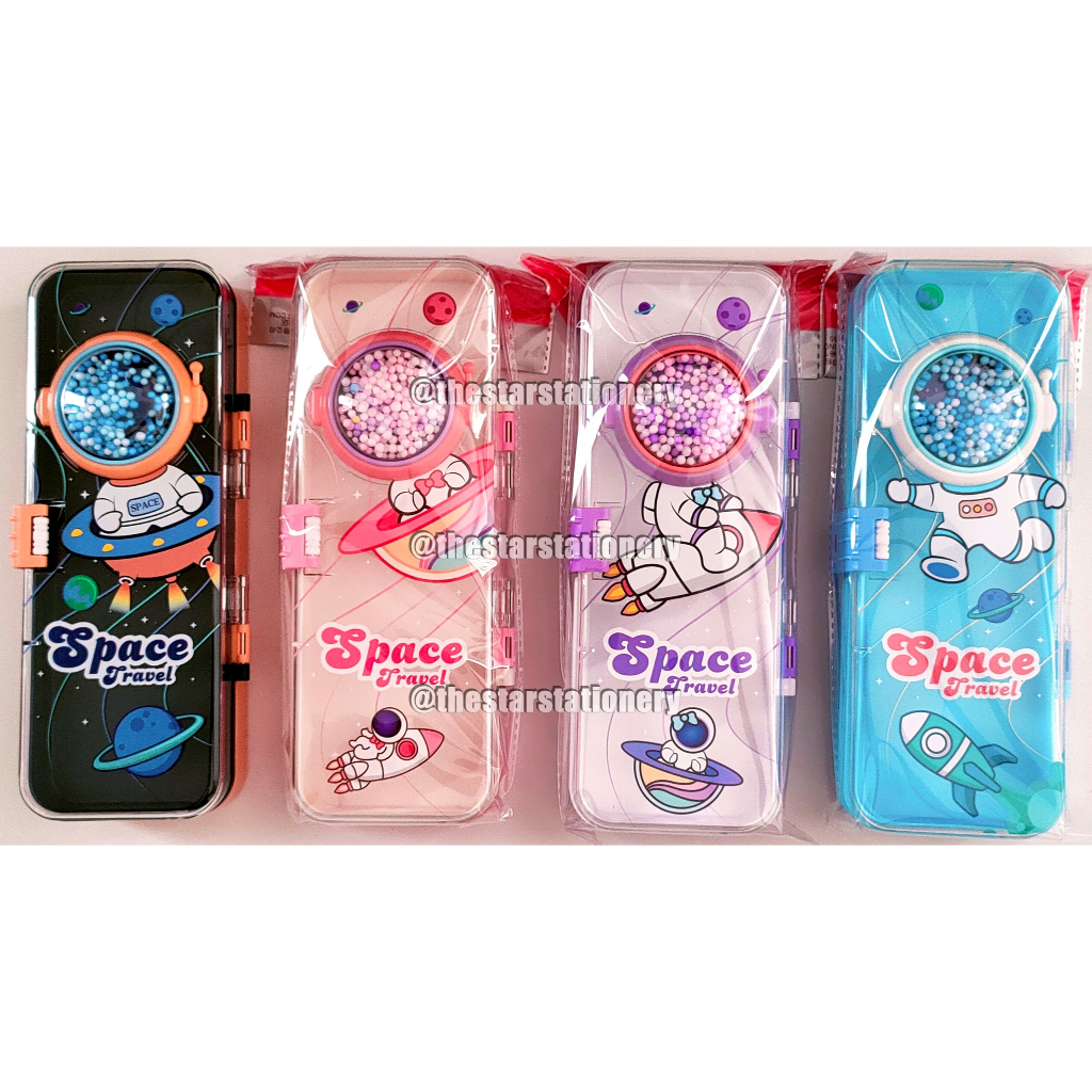 

(1 Biji) Gabungan Kotak Pensil Mika Xiaolingjing Transparant Foam 35289 35286