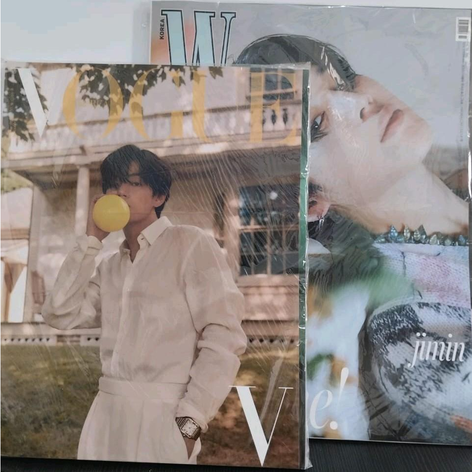 Majalah vogue Taehyung / W korea Jimin OFFICIAL KR