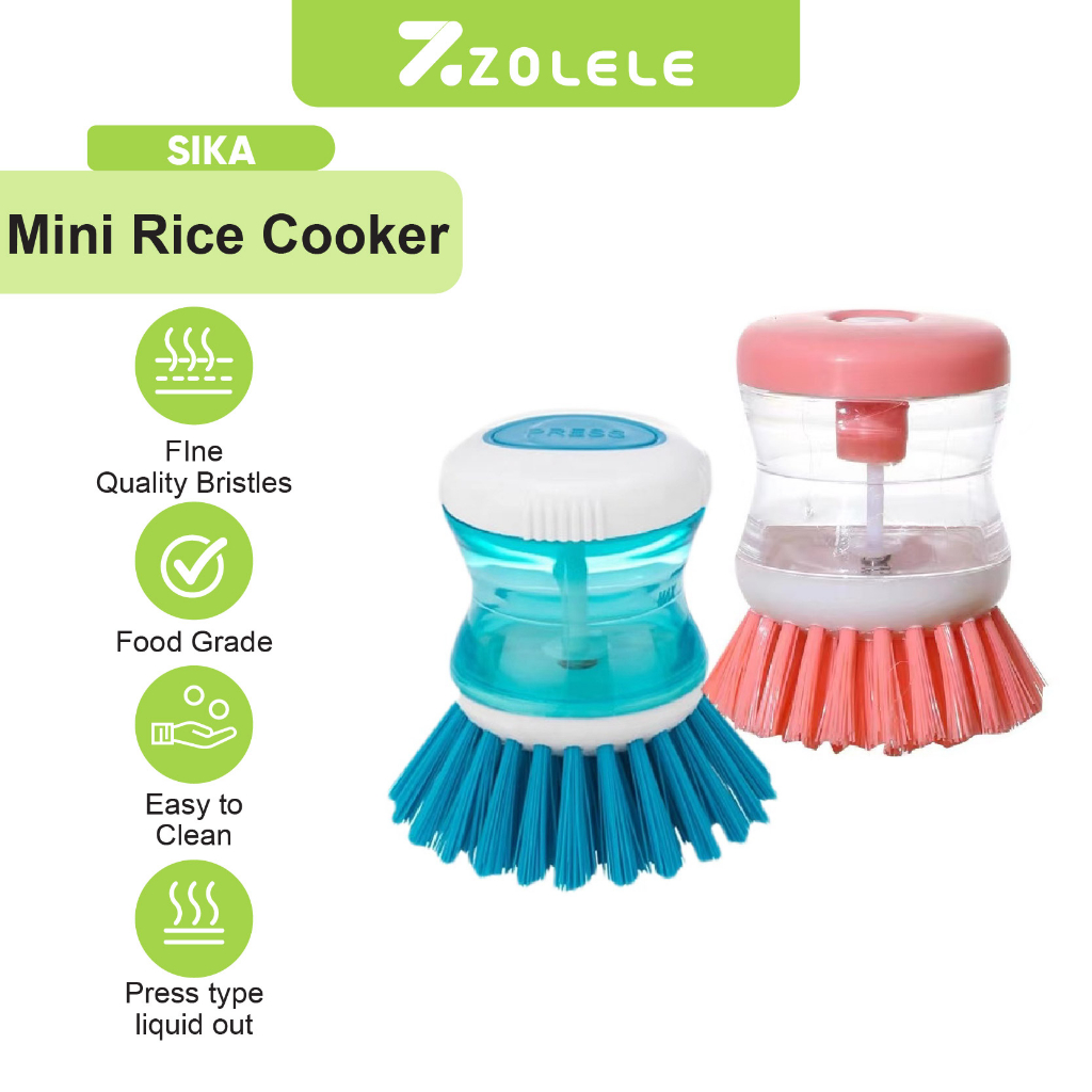 ZOLELE Sikat Pembersih Multifungsi Panci Sikat Dapur Cuci Piring Pembersih Kitchen Brush Pot Cleaning Tool Dishwashing Sikat Deterjen Hidraulik Pot Pembersih Pot