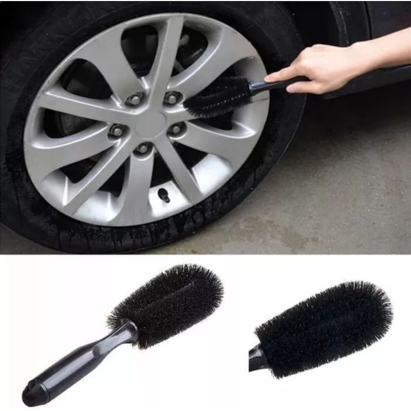 Sikat Velg Ban Roda Motor &amp; Mobil Plastik ABS Praktis - Cars Velg Brush Cleaning