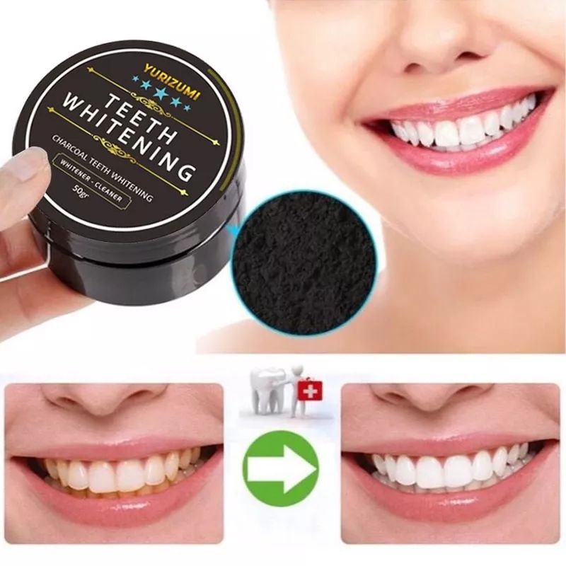 Pemutih Gigi / Bubuk Pemutih Gigi / Teeth Whitening Pemutih Dan Penghilang Karang Gigi