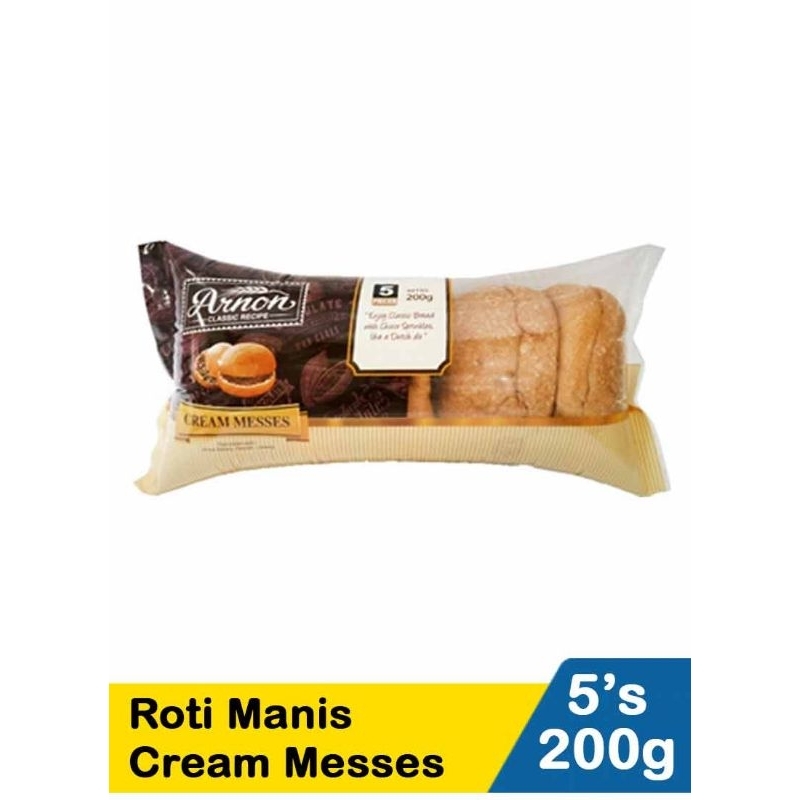 

Arnon Roti Manis 5'S Cream Messes 200G