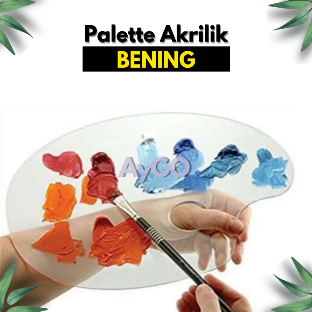 

PALETTE ACRYLIC / PALETTE LUKIS / PALET AKRILIK / PALET TRANSPARAN / PALETTE PLASTIK