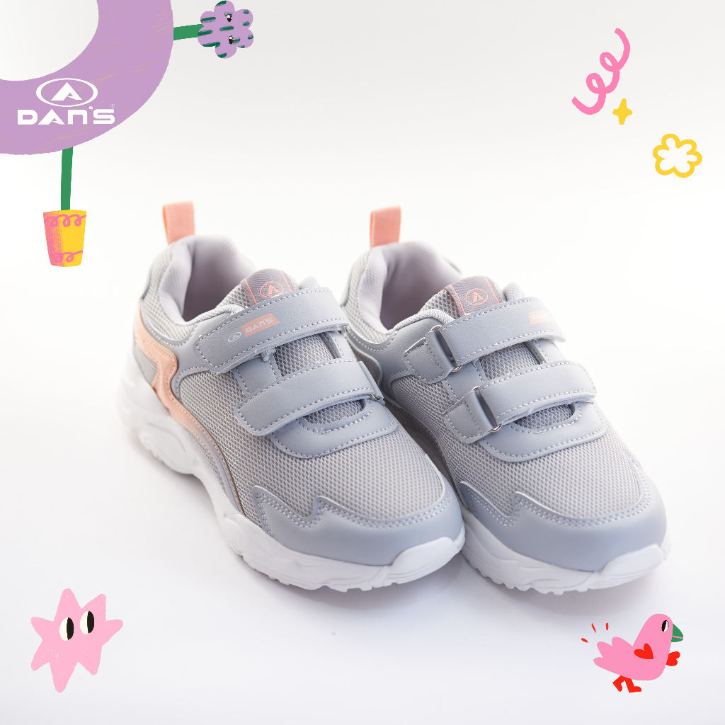 Dans Haizea Sepatu Sneakers Anak Perempuan - Grey