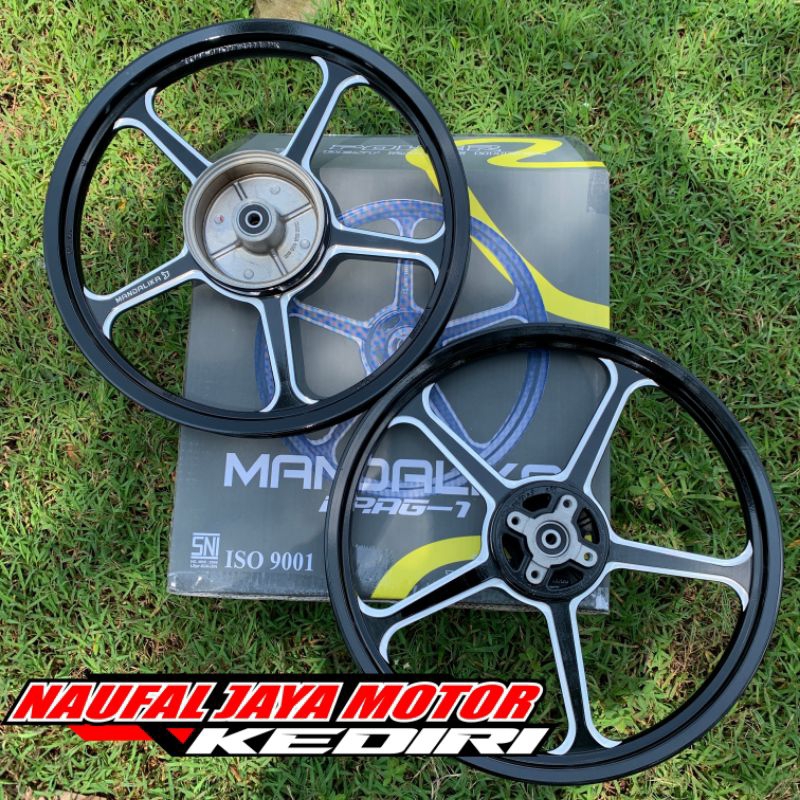 VELG RACING MANDALIKA VELG V POWER VELG COPY ENKEI MANDALIKA PALANG 5 HITAM