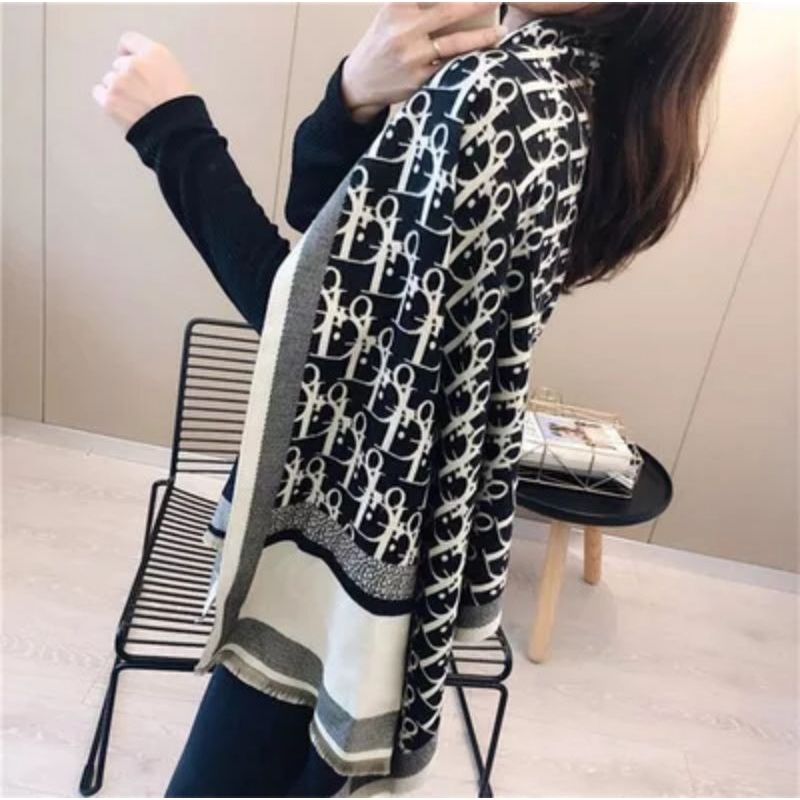 COD SYAL &amp; SCARF IMPORT WINTER KASMIR CH0127 SLENDANG