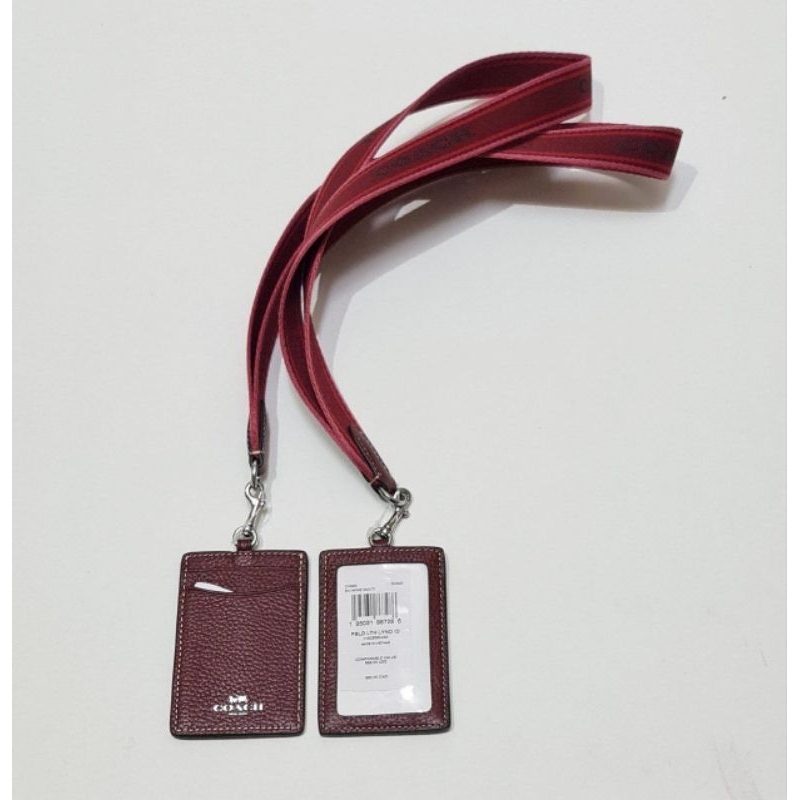 

dompet id card coach lanyard