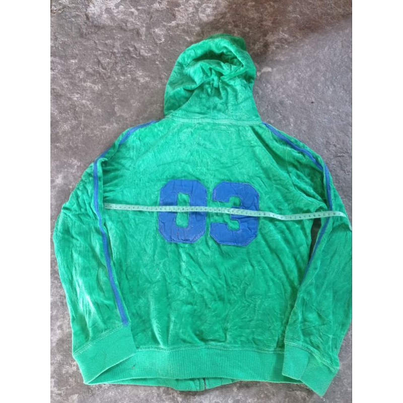 jaket paul frank bahan bludur second bekas original