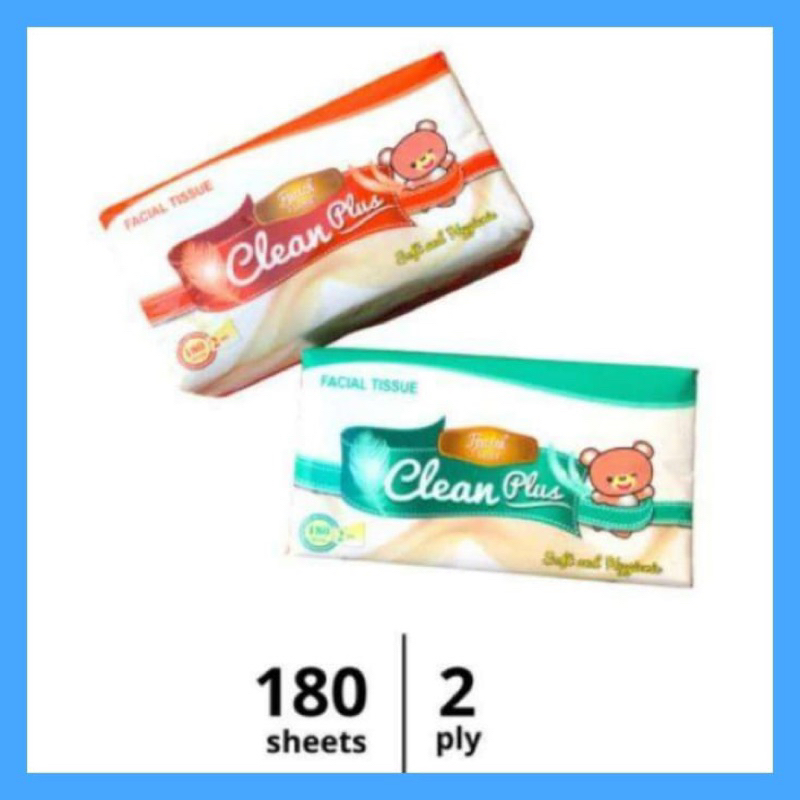 TISUE WAJAH CLEAN PLUS BUNDLE 3 PACK MURAH BERKUALITAS