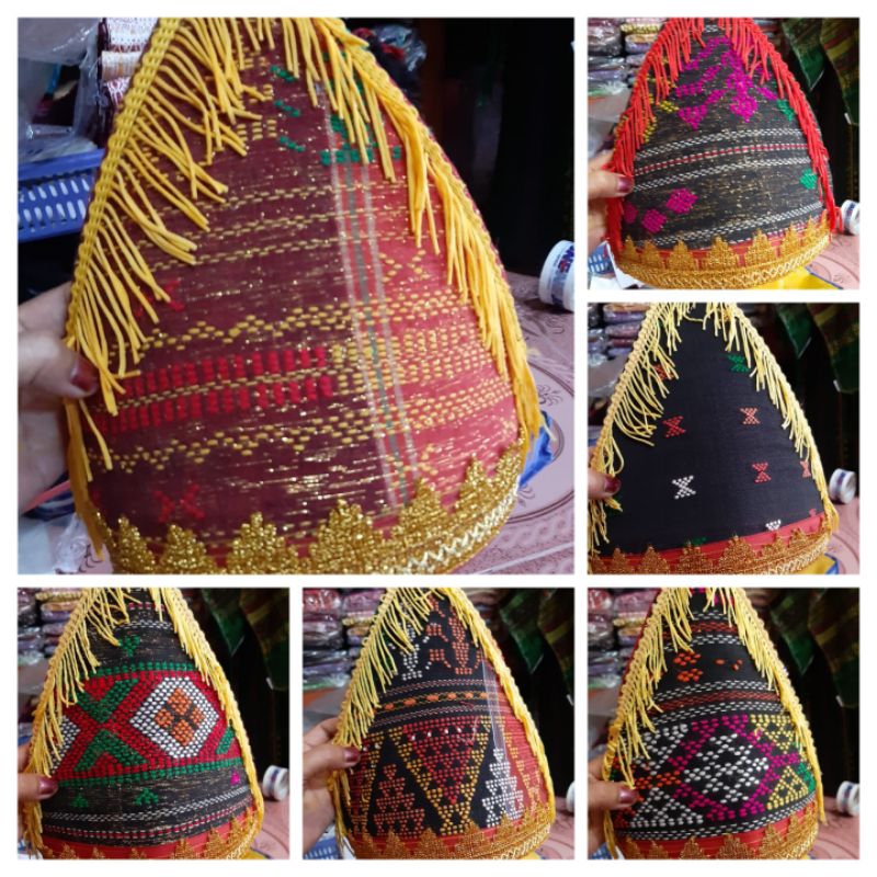 TOPI PESTA BATAK MOTIF SADUM TEMPAHAN