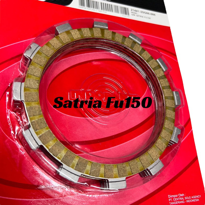 Kampas Kopling Satria Fu150 1set 5pcs Kode 21441-25G00 Ori Merk Indoparts