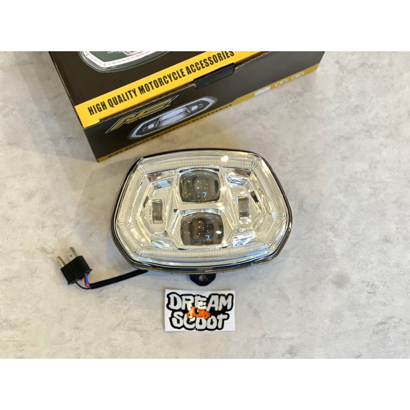 Headlamp Daymaker NC Project Chrome Vespa sprint Headlamp Vespa matic Lampu vespa Headlamp sprint Da