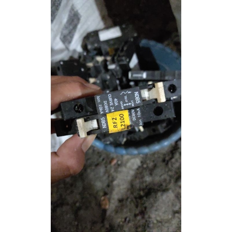 mcb DC  dan 6A -16a- 25a 40a  merk nader