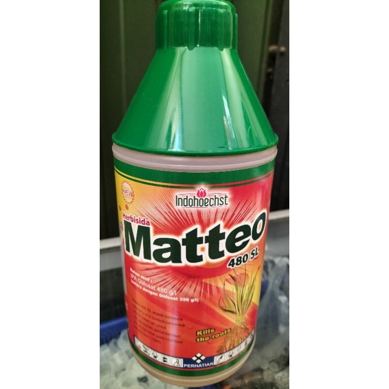 HERBISIDA MATTEO 480 SL HERBISIDA SISTEMIK PEMBASMI RUMPUT DAN GULMA 1L