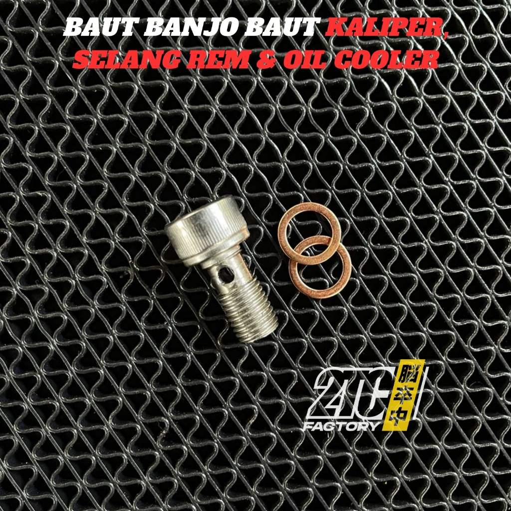 Baut banjo baut kaliper baut selang rem baut oil cooler universal semua motor paling laris