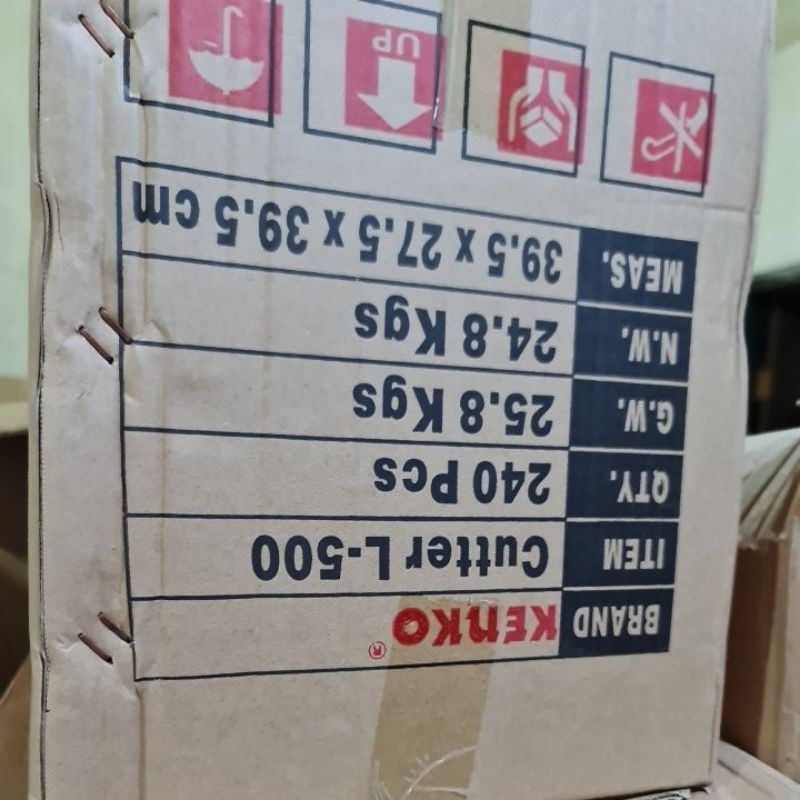 GROSIR PISAU CUTTER KENKO L-500 ( 1 KOLI = 240 PCS )