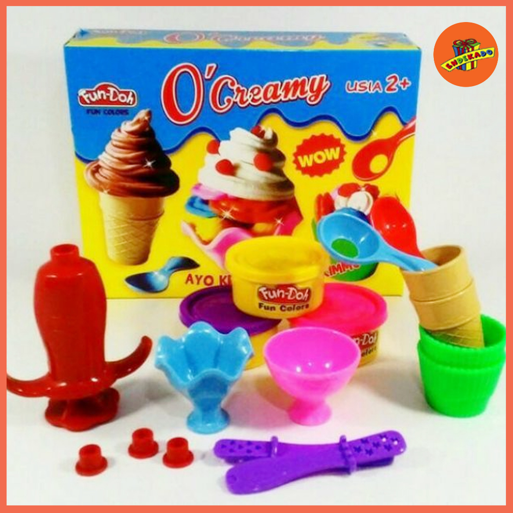 Fun doh O'creamy-Ice Cream-Lilin Mainan Anak