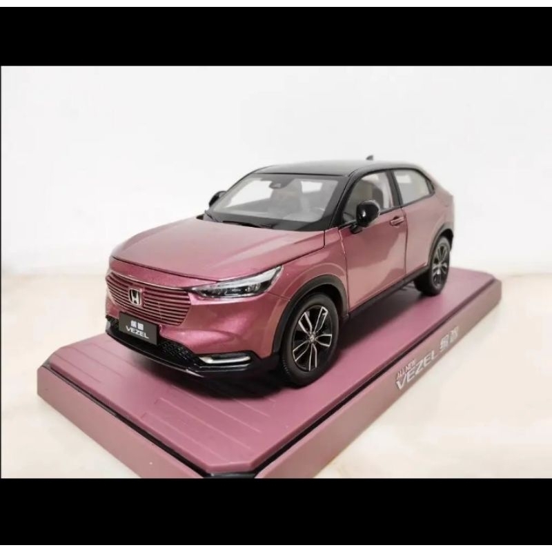 HONDA HRV 2023 PURPLE DIECAST SKALA 1:18 MOBIL MINIATUR