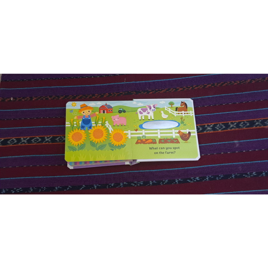 

RB [igloobook] Buku Anak Import Little Me - My First Farm Board Book (With touch and feel on every
