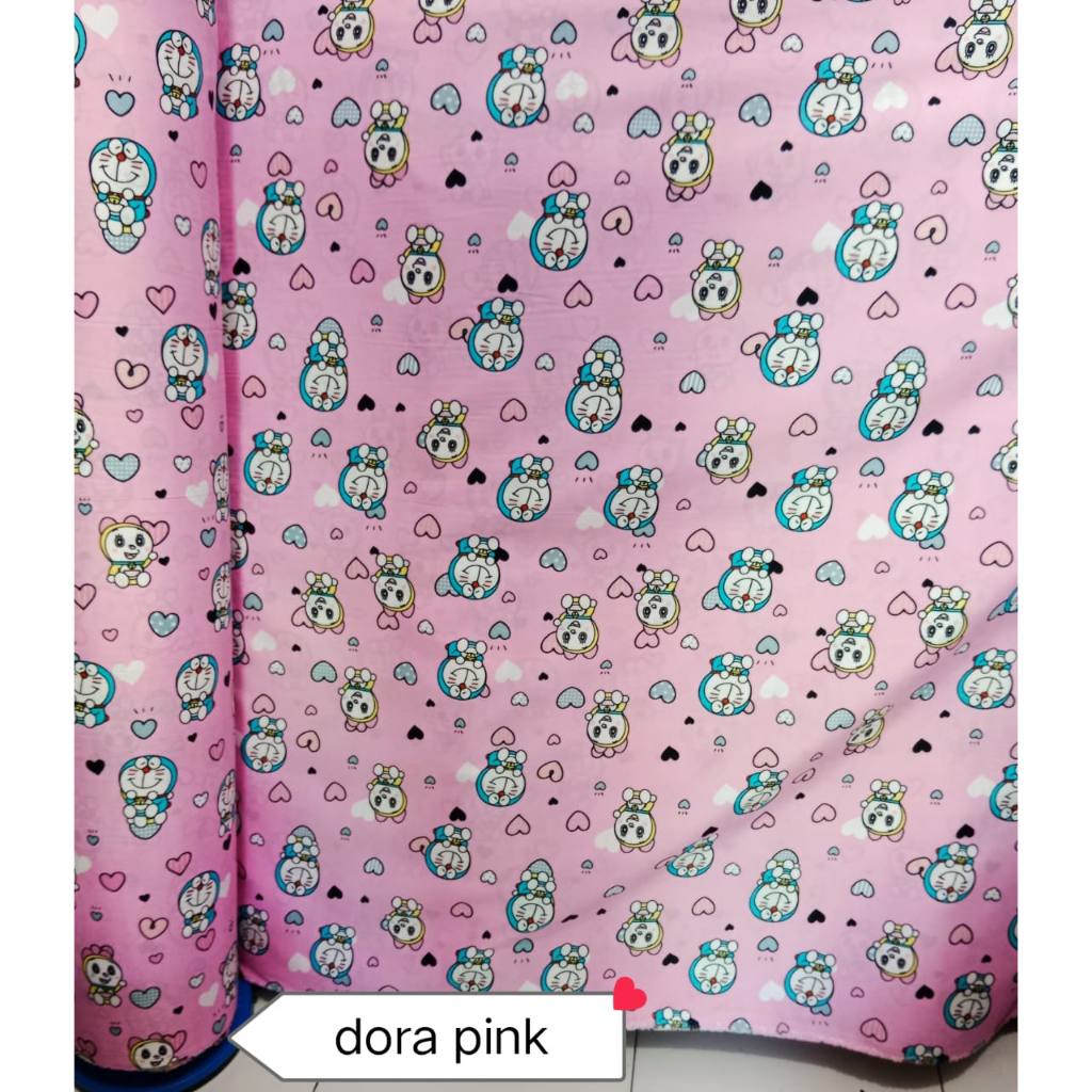 {Part 1} 1/2 meter Katun Disperse Grade A polimikro sprei motif kartun