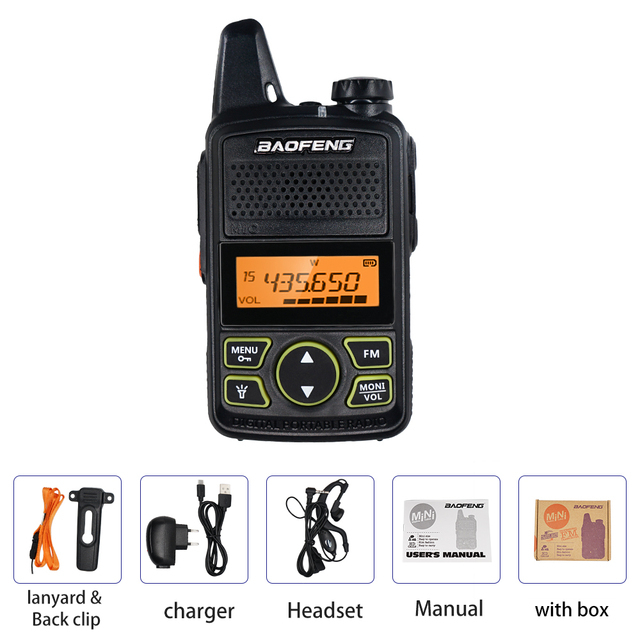 HT Baofeng Mini T1 single band UHF 20 Channel Garansi 1 Tahun Walkie talkie | Boafeng BF-T1 BFT1 handy talky radio Bofeng