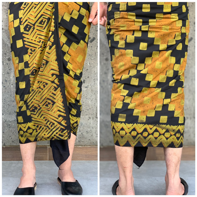 SAPUT BATIK INDIGO / PAKAIAN ADAT BALI / BUSANA ADAT BALI