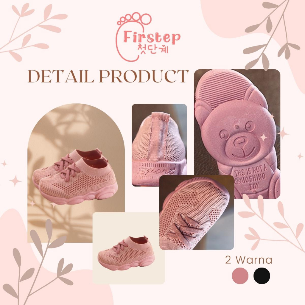 Sepatu Anak Perempuan Dan Laki Laki Import Sneaker Anak Usia 1-5 Tahun FS120