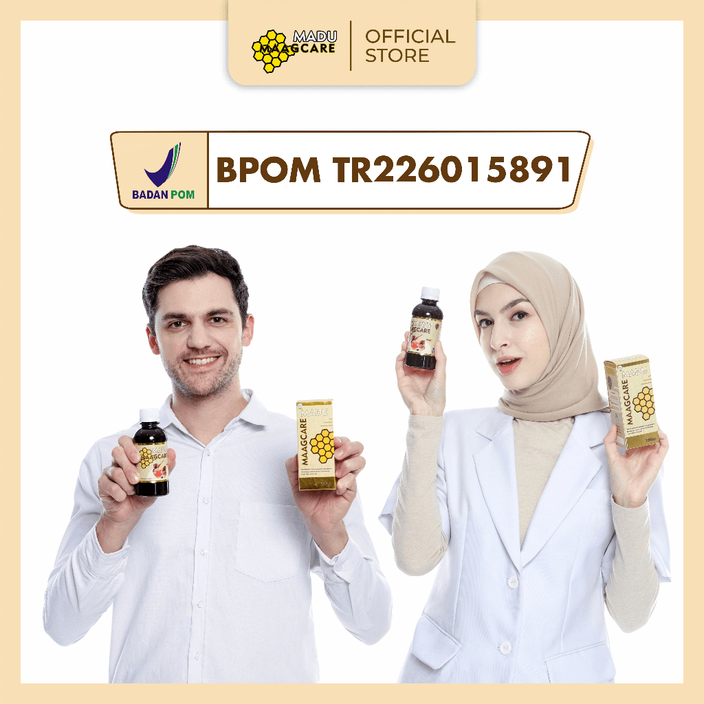 Maagcare Original Madu Maag Kronis Obat Asam Lambung Gerd Tukak Lambung Gangguan Pencernaan BPOM