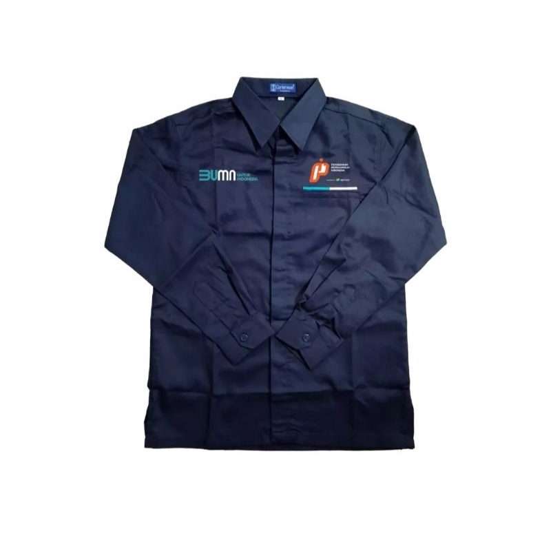 Terbaru seragam perusahaan perdagangan Indonesia kemeja PPI pdh PPI seragam PPI baju PPI full bordir