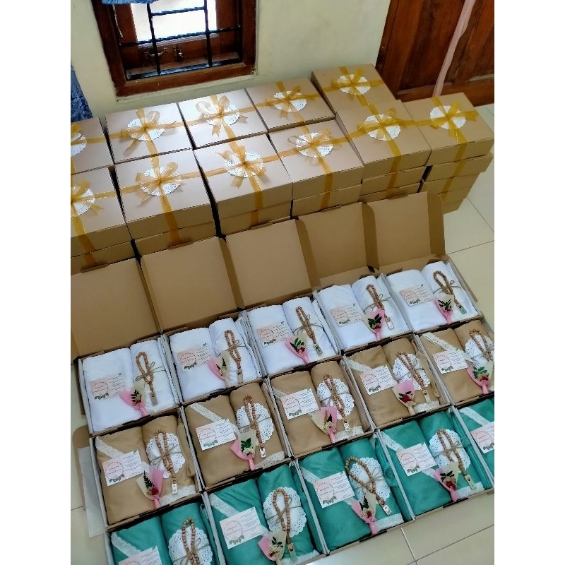 HAMPERS MUKENA MURAH /HAMPERS WEDDiNG /HAMPERS ULANG TAHUN