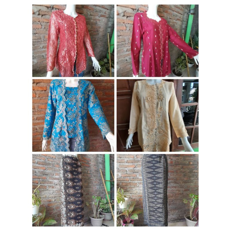 preloved bekas kebaya atasan brokat rok sarung batik