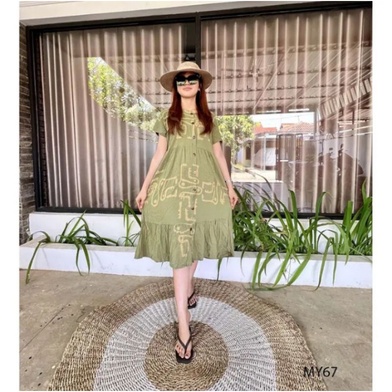 Daster by Vitela batik ld 110cm Busuy friendly