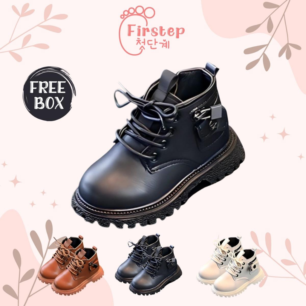 Sepatu Anak Perempuan Dan Laki Laki Boots  Import Sepatu Boots Anak Usia 1-5 Tahun FS134