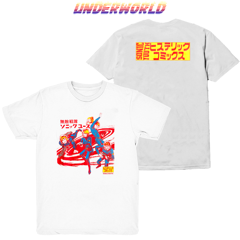 Kaos Tshirt Band SONIC YOUTH JAPAN 'ASTRO' Merchandise by UnderWorld