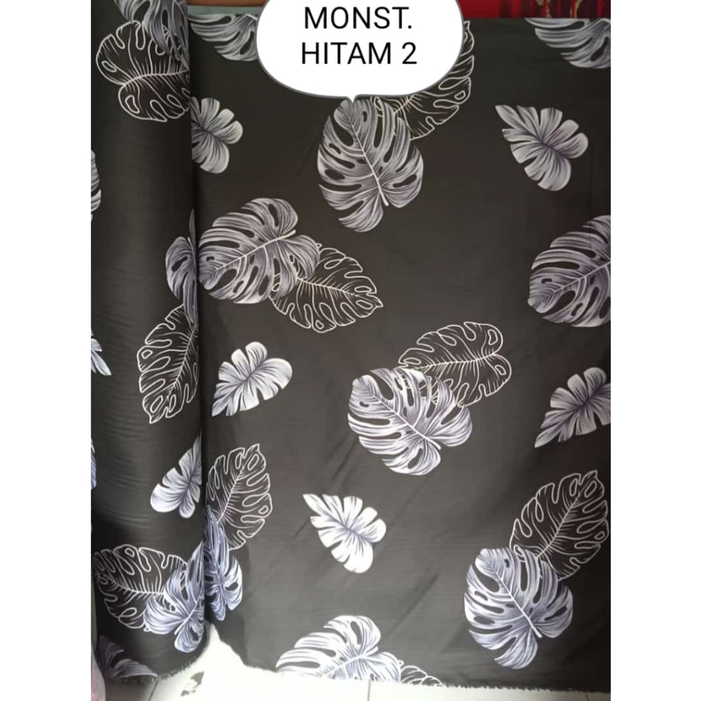 [PART 1] Daun 1/2 meter Katun Disperse Grade A polimikro sprei polimikro microtex katun CVC katun jepang