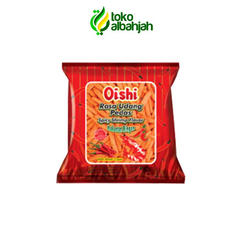 

OISHI KRAKERS UDANG PEDAS 11GR