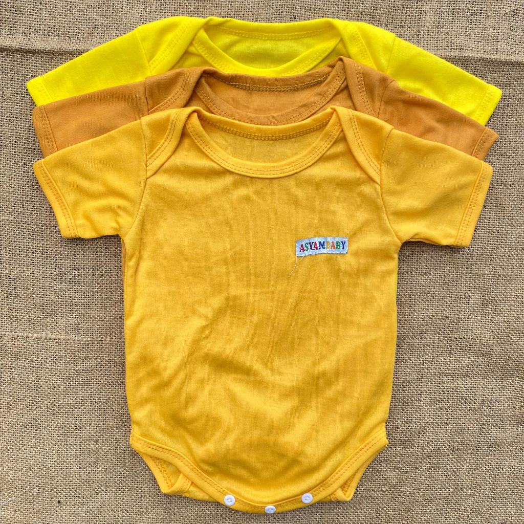 PROMO 7.7 3 PCS jumper bayi bodysuit bayi jumsuit asyam baby